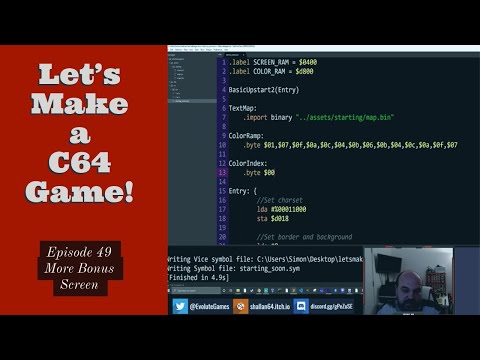 Lets Make a Commodore 64 Game - Episode 49 - 19/09/2020