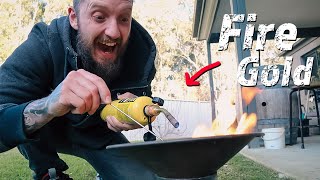 Using Fire to Recover Gold | All of This Gold Fell Out of Stampie!