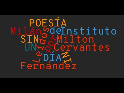 La Destrucción o el amor: Homenaje a Vicente Aleixandre (Trailler).