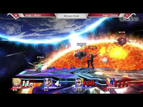 SP58 2v2 Serge & Mayin Vs. Sego & Cerros - Winners Finals - Smash 4