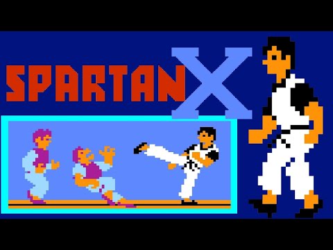 Spartan X (Famicom, 1985) — Game A Session (4 Rounds) for 1 Player 🥋👊💥