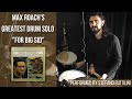 Max Roach - For Big Sid Drum solo - Performed by Stefano Rutolini