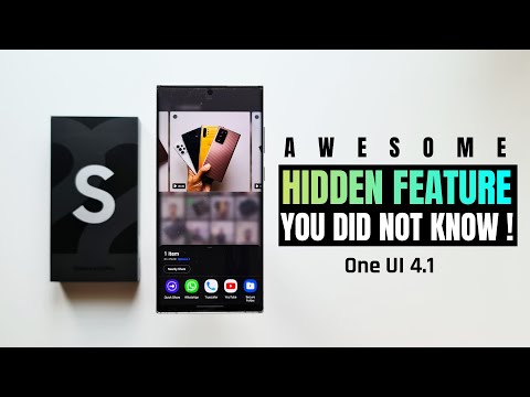 This hidden feature on Samsung's One Ui 4.1 is awesome !