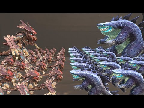 EPIC PACIFIC RIM RAIJIN VS SHRAKJIRA RAMPAGE - Animal Revolt Battle Simulator