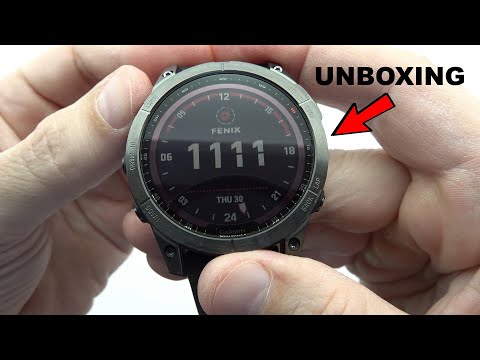 Garmin Fenix 7 Solar Slate Gray Unboxing and Review 4K (010-02540-11)