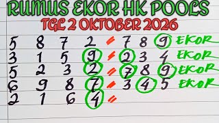 PREDIKSI HK POOLS JUMA 2 OKTOBER 2026 | RUMUS HONGKONG POOLS | BOCORAN TOGEL HON