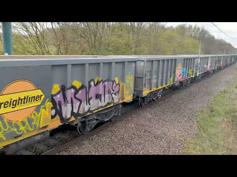 Class 66 66603 running the 626T Hardendale Quarry to Guide Bridge 13/04/2022