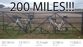Cycling 200 miles (325km) in one day - Double Century!!