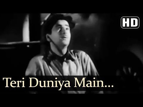 Teri Duniya Main Dil Lagta Nahin - Bawre Nain Songs - Raj Kapoor - Mukesh - Sad Song