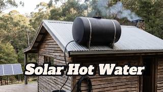 DIY Solar Hot Water System Build on a Off-Grid Cabin