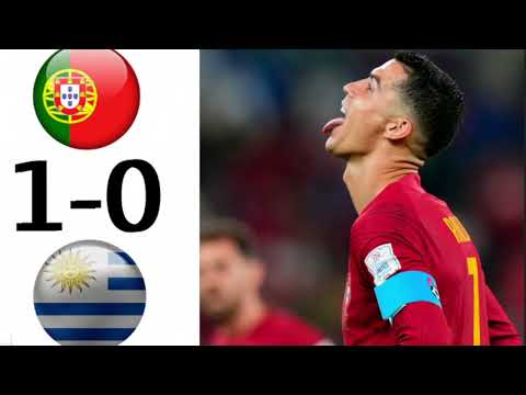 MŚ 2022: PORTUGALIA - URUGWAJ, RONALDO DAŁ IMPULS, MECZ O AWANS | SKRÓT MECZU