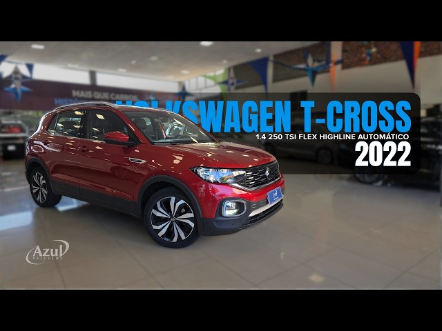 Vídeo VOLKSWAGEN T-CROSS 1.4 250 TSI TOTAL FLEX HIGHLINE AUTOMÁTICO