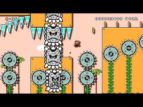 20 Seconds: Thwomp Temple Run - Super Mario Maker 2 - Course World Gameplay