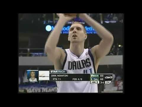 Dirk Nowitzki 2010 Highlights vs Celtics 25 Pts 7 Rebs 11/8/2010