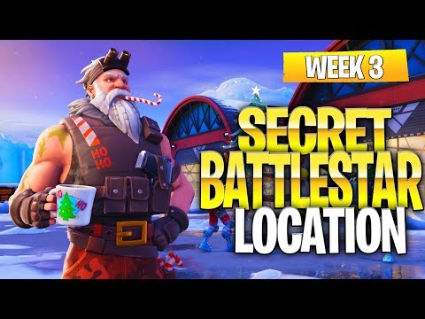 Fortnite Battle Royale Season 7 Week 3 Secret Battlestar Location (“Snowfall” Challenges)