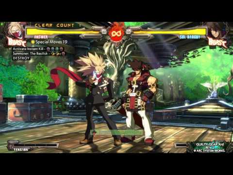 Guilty Gear Xrd REV 2 - Answer Special & Basic trials with Commentary