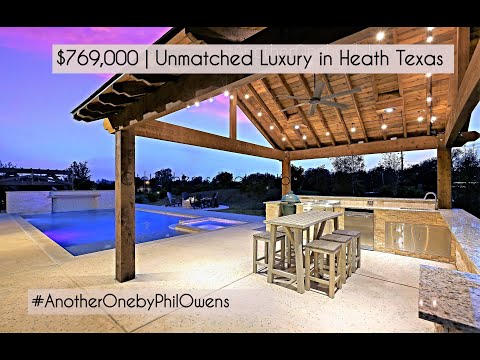 SOLD! | $769,000 | UNBELIEVABLE LUXURY LIVING in HEATH TEXAS | #POSH Home 25 Min's from Dallas
