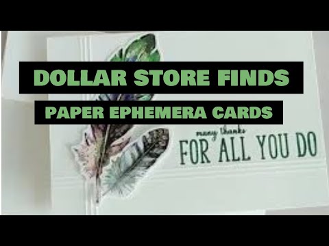 Sobres y tarjetas DIY: cómo decorar tarjetas con hallazgos artesanales de Dollar Store: ¡divertid...
