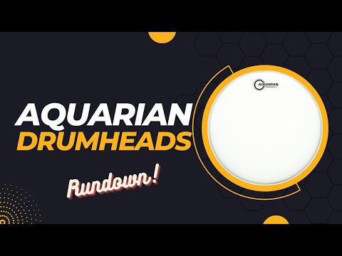 Live Touring Kit Aquarian Drumhead Rundown - Brian Czach