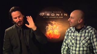 Interview KEANU REEVES - 47 Ronin - MATRIX - spricht deutsch / german