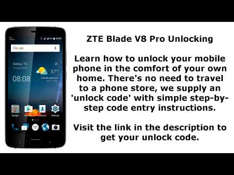 Unlock ZTE Blade V8 Pro - SIM Network Unlock PIN