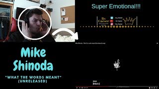 Mike Shinoda - What the words meant (Unreleased song) || MY REACTION!!