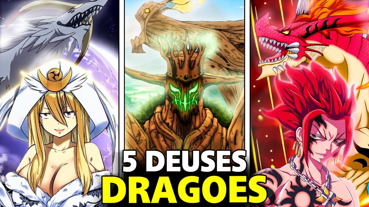 OS 5 DEUSES DRAGÕES DE FAIRY TAIL EXPLICADOS (Fairy Tail: 100 Years Quest)