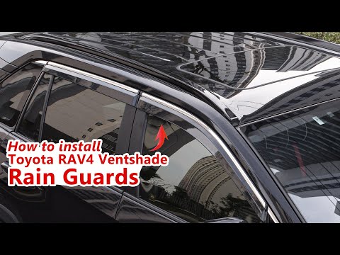 How to install Toyota RAV4 Ventshade Rain Guards