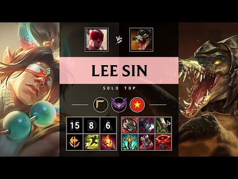 Lee Sin Top vs Renekton - VN Master Patch 25.08