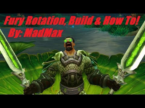 7.3.5 Fury Warrior Rotation,  Complete Build and How to while owning in WSG 21-2