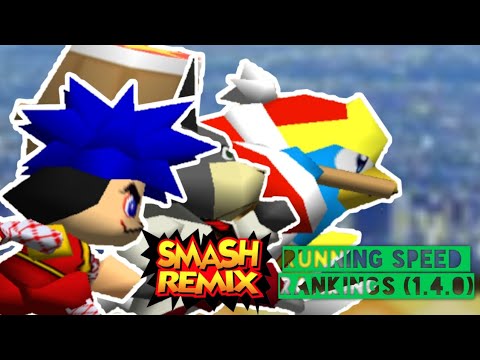 [OUTDATED] Smash Remix 1.4.0 | Running Speed Rankings