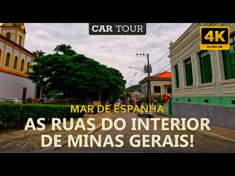 As ruas do Interior de Minas Gerais, Mar de Espanha #walkingtour #cartour #gopro12