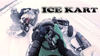 preview picture of video 'Gymkhana.lv Ice Kart 2015 1. posms'