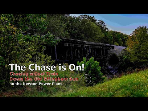 The Chase is On!! Chasing a Coal Train From the Mainline to the Power Plant