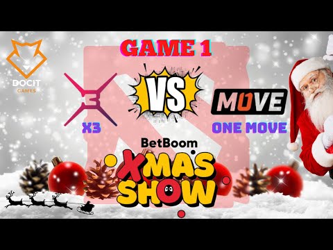 X3 VS ONE MOVE | GAME 01 | BetBoom Xmas Show | New Year's competition 2022-23