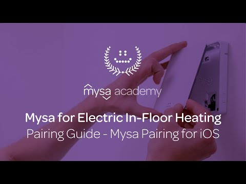 Apple iOS Pairing for Mysa for Electric In-Floor Heating - Mysa Academy