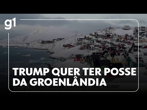 JH: Donald Trump ameaça tarifar países que forem contra seus planos para a Groenlândia #g1