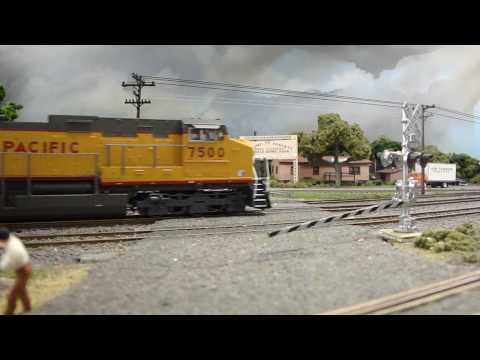 Union Pacific and BNSF Intermodal Trains Meet