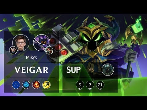 Veigar Support vs Pyke - EUW Challenger Patch 9.14