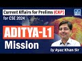 Aditya L1 Mission Explained By Ayaz Khan Sir Current Affairs For UPSC 2024