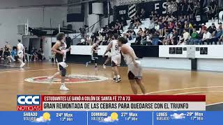 ESTUDIANTES LE GANÓ A COLÓN DE SANTA FÉ 77 A 73