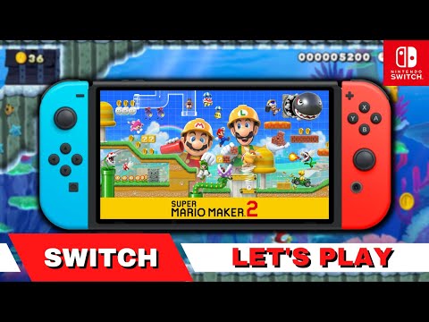 Super Mario Maker 2 | Let's Play Drey_Wylde and Tiz# Levels | Nintendo Switch