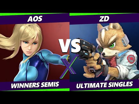 S@X 433 Winners Semis - ZD (Fox) Vs. AoS (ZSS) Smash Ultimate - SSBU