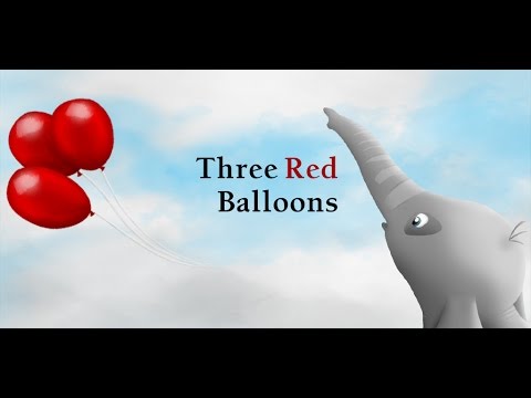 3 Red Balloons Picture Book Video