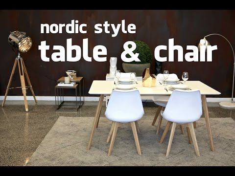 NORDIC DINING CHAIRS & TABLES!