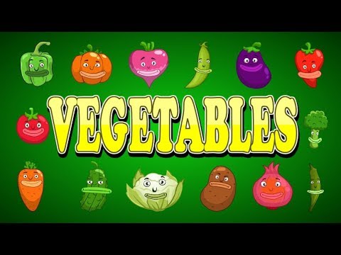 Talking Vegetable names for kids | 2D Animation Vegetable names | Preschool learning | Kid2teentv Video