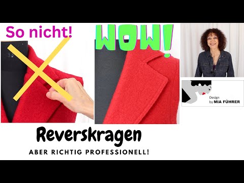 Sewing a lapel collar! It's a true masterpiece of tailoring! With my tips, it'll always turn out ...