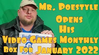 Mr. Poestyle Opens His Video Games Monthly Box For January 2022