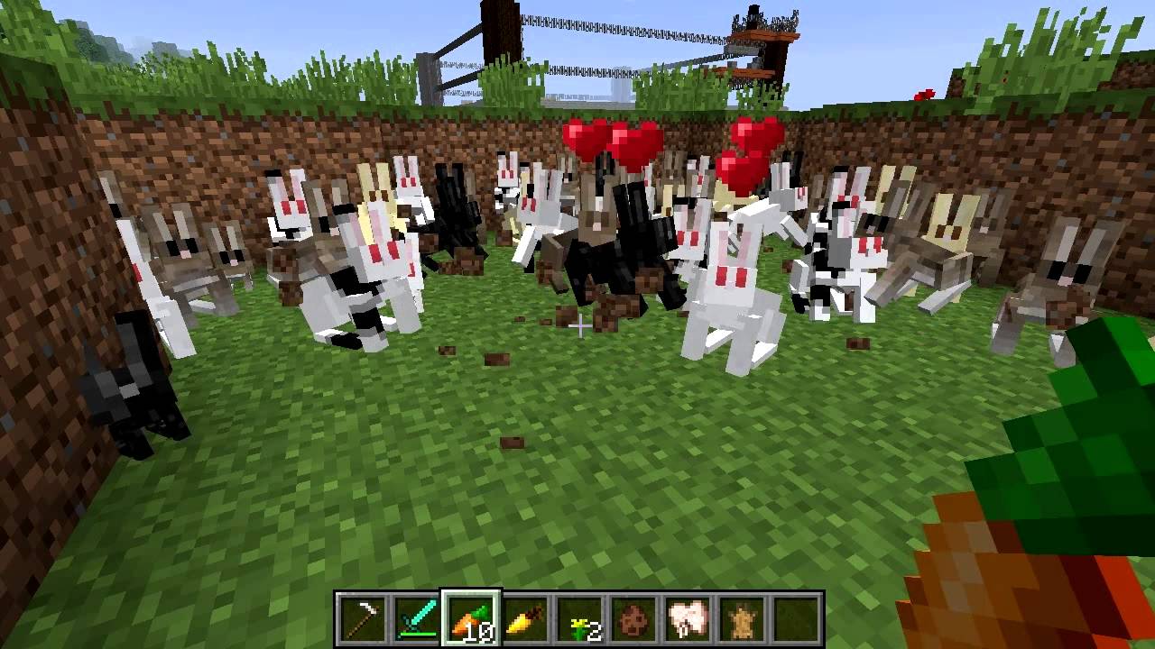 Minecraft Mobs: Rabbit - YouTube