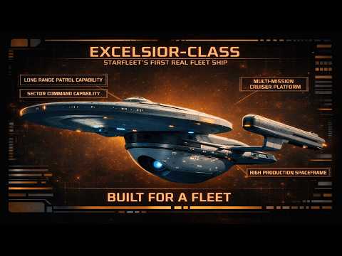 Excelsior-Class - Starfleet’s First Real Fleet Ship